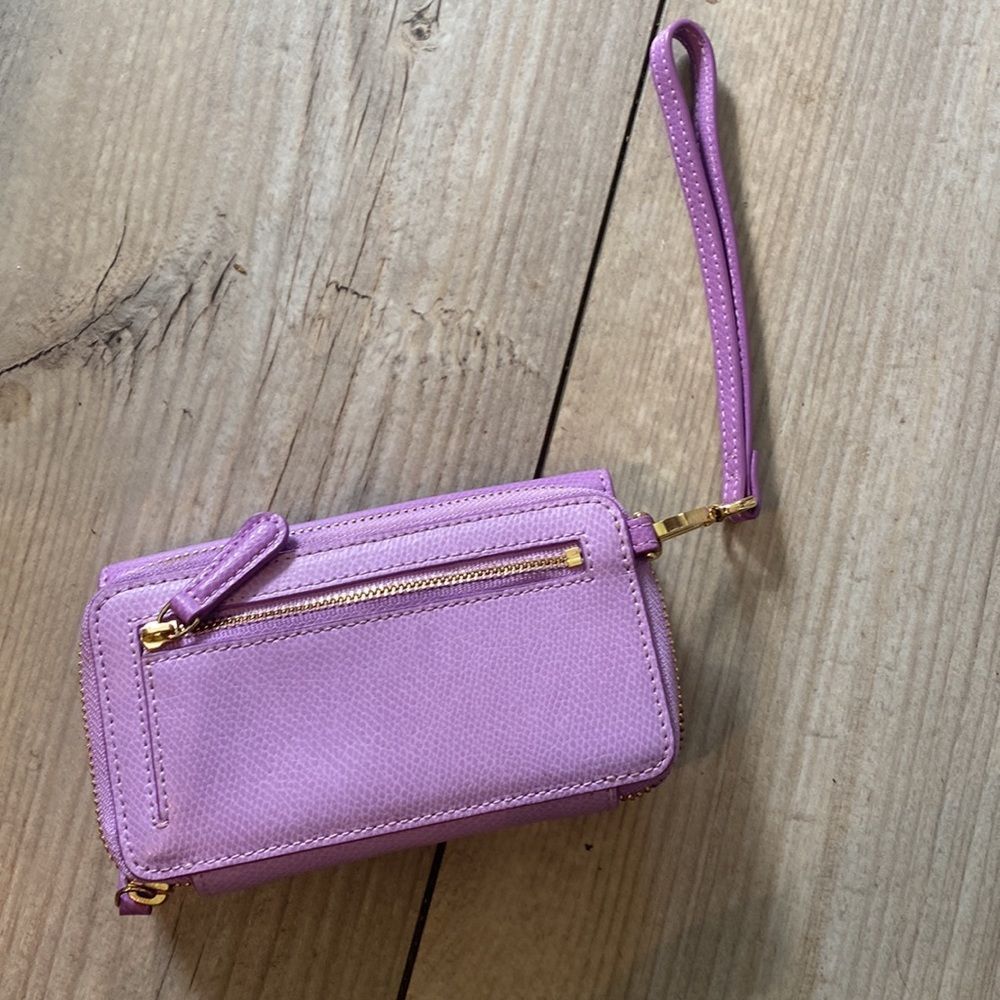 Like New Purple Lavender Vera Bradley Wallet Wristlet - Picture 4 of 7